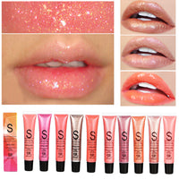 Professional Brand Lip Make Up Diamond Glitter Waterproof Lipgloss Long Lasting Moisturizer Shimmer Nude Lipstick Liquid Makeup