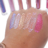 Brand Makeup Diamond Shine Metallic Lipstick Charming Long Lasting Tattoo Liquid Lipstick Glitter Powder Lip Gloss