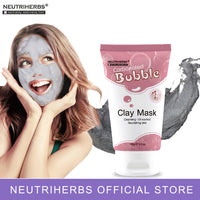 Neutriherbs Carbonated Bubble Clay Face Facial Mask for Moisturizing Oil-control Deep Cleansing Beauty Skin Care 100g