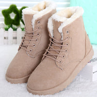 Women Boots 2017 Brand Women Winter Boots Fashion Ankle Snow Boots Warm Women Shoes