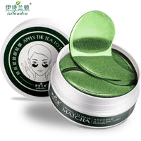 ISILANDON Green Tea Collagen Eye Mask Face Care Ageless Anti Aging Eye Bags Dark Circles Moisturizing Whitening Skin Care 60PCS