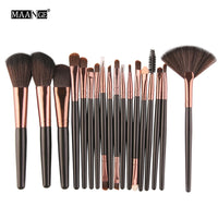 MAANGE 18Pcs Makeup Brushes Set Cosmetics Power Foundation Blush Eye Shadow Blending Fan Brush Make Up Kits Beauty maquiagem