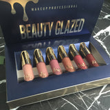 Beauty Glazed 6 mini Set brithday edition liquid Makeup Matte Lipstick Lip Kit Gloss Long Lasting Lipstick Lipgloss Cosmetics
