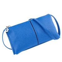 2017 high quality Women candy color Leather Bifold Purse Zipper Clutch Handbag Shoulder Bag gift wholesale A9