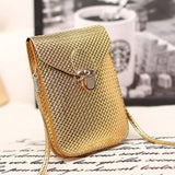 NEW Women Mobile Phone Bag Mini PU Leather Cross-body Messenger Bag Purses Shoulder Bags