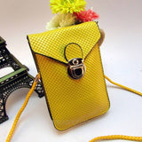 NEW Women Mobile Phone Bag Mini PU Leather Cross-body Messenger Bag Purses Shoulder Bags