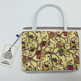2017 women's fashion owl pattern handbag PU Leather handbag beach bags    24 cm * 16 cm