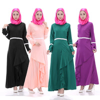 Muslim dress female Hui ethnic women put lotus long sleeved robes Pakistan Muslim Malay clothing wholesale