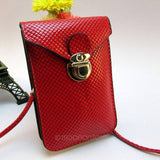 Mini PU Leather Plaid Criss-Cross Pattern BagWomen's Wallet Shoulder Bags Handbag