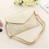 New hot sale Solid Shoulder CrossBody Bags Fashion Envelope Clutch Bag Brand Designer Women Handbags Ladies Evening Bag