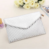 New hot sale Solid Shoulder CrossBody Bags Fashion Envelope Clutch Bag Brand Designer Women Handbags Ladies Evening Bag
