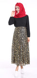 2017 New Muslim Fashion Chiffon islamic abaya dresses for women Dress female saudi indonesia pakistan abaya with Sequins
