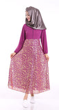 2017 New Muslim Fashion Chiffon islamic abaya dresses for women Dress female saudi indonesia pakistan abaya with Sequins