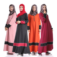 Linen Muslim Abaya Dress Muslim Turkey Pakistan Clothing Long Sleeve Abaya Dubai Dress Islamic Clothing for Women Muslim Robe