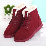Women Boots 2017 Brand Women Winter Boots Fashion Ankle Snow Boots Warm Women Shoes