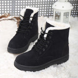 Women Boots 2017 Brand Women Winter Boots Fashion Ankle Snow Boots Warm Women Shoes