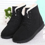 Women Boots 2017 Brand Women Winter Boots Fashion Ankle Snow Boots Warm Women Shoes