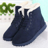 Women Boots 2017 Brand Women Winter Boots Fashion Ankle Snow Boots Warm Women Shoes