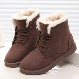 Women Boots 2017 Brand Women Winter Boots Fashion Ankle Snow Boots Warm Women Shoes