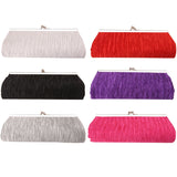 New 1Pc Bridal Satin Handbag Women Princess Clutch Bag Evening Party Cocktail Purse Tote