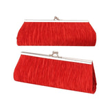 New 1Pc Bridal Satin Handbag Women Princess Clutch Bag Evening Party Cocktail Purse Tote