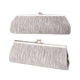 New 1Pc Bridal Satin Handbag Women Princess Clutch Bag Evening Party Cocktail Purse Tote