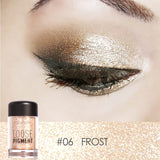 Focallure Brand Glitter Eyeshadow Powder Waterproof Loose Shimmer Eyeshadow Pigment 3D Nude Metallic Eye Shadow Makeup Cosmetics