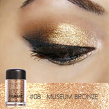 Focallure Brand Glitter Eyeshadow Powder Waterproof Loose Shimmer Eyeshadow Pigment 3D Nude Metallic Eye Shadow Makeup Cosmetics