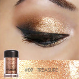 Focallure Brand Glitter Eyeshadow Powder Waterproof Loose Shimmer Eyeshadow Pigment 3D Nude Metallic Eye Shadow Makeup Cosmetics