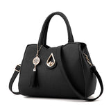 TTOU Women Tassel Pendant Handbag Water Droplets Sequined Messenger Bag High Capacity Shell Shoulder Bag Female