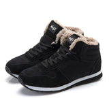 2017 Women Boots Winter Warm Plush Snow Ankle Boots For Women Shoes Ladies Winter Shoes Black Blue