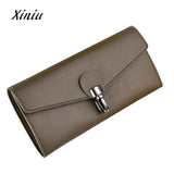 New Arrival Women Wallet  Large Capacity Leather Clutch Checkbook Wallet Card Holder Purse For Women