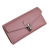 New Arrival Women Wallet  Large Capacity Leather Clutch Checkbook Wallet Card Holder Purse For Women