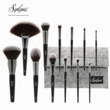 Sylyne 12pcs full professional makeup brush set holder high quality soft make up brushes kit tools.