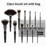 Sylyne 12pcs full professional makeup brush set holder high quality soft make up brushes kit tools.