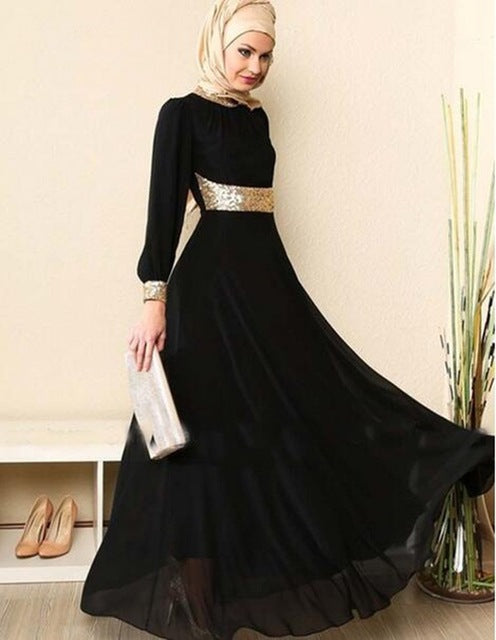 2017 New Fashion Chiffon islamic abaya dresses for women Dress female | fashionbeautyshop 2017 New Fashion Chiffon islamic abaya dresses for women Dress female | fashionbeautyshop