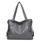HOT women bag Lady Top-handle bags handbags women famous brands female Stitching casual Big shoulder bag Soft Tote for girls SAC