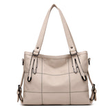 HOT women bag Lady Top-handle bags handbags women famous brands female Stitching casual Big shoulder bag Soft Tote for girls SAC