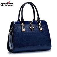 Europe women leather handbags PU handbag leather women bag patent handbag high quality