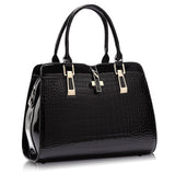Europe women leather handbags PU handbag leather women bag patent handbag high quality