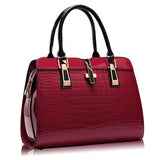 Europe women leather handbags PU handbag leather women bag patent handbag high quality