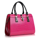 Europe women leather handbags PU handbag leather women bag patent handbag high quality