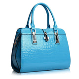 Europe women leather handbags PU handbag leather women bag patent handbag high quality