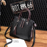 AOYI Women Handbag Famous Brand PU Leather Lady Handbags Luxury Shoulder Bag Large Capacity Crossbody Bags Women Casual Tote Sac