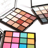 MARIA AYORA Perfect Chic Eyeshadow Palette 16 Colors Eye Make up Easy To Wear Glamorous Eye Shadow Shimmer Colors Makeup Kit by