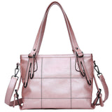 HOT women bag Lady Top-handle bags handbags women famous brands female Stitching casual Big shoulder bag Soft Tote for girls SAC