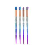 Diamond Rainbow Make Up Brush Set Professional Eye Make Up Eyeliner Eyebrow Eyeshadow Brush Set Rose Gold Makeup Brushes