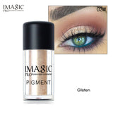 IMAGIC New Eyeshadow Loose Pigment Shadows Eyes Metallic Glitte Powder  Metallic Loose Eye Shadow Color Makeup