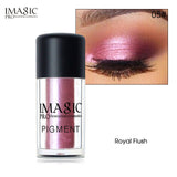 IMAGIC New Eyeshadow Loose Pigment Shadows Eyes Metallic Glitte Powder  Metallic Loose Eye Shadow Color Makeup