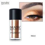 IMAGIC New Eyeshadow Loose Pigment Shadows Eyes Metallic Glitte Powder  Metallic Loose Eye Shadow Color Makeup
